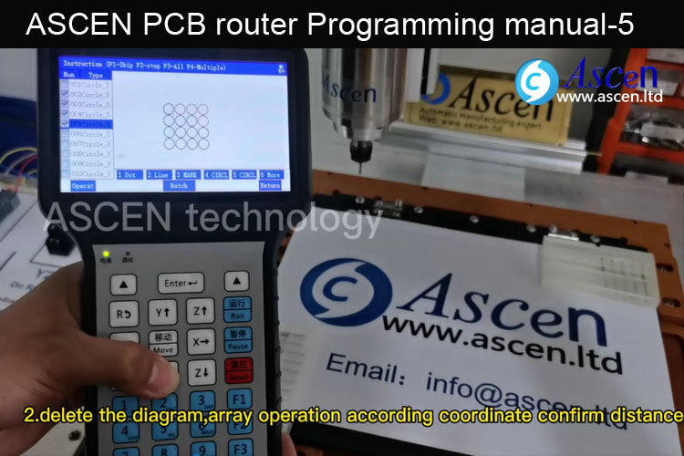 V-cut router PCB cutting machine/PCB depaneling machine manual 5